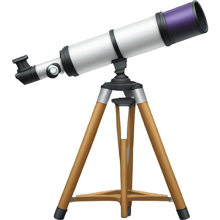 Telescope and Saturn  emoji