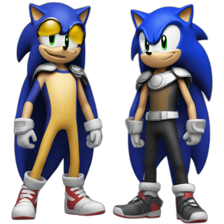 sonic and shadow emoji