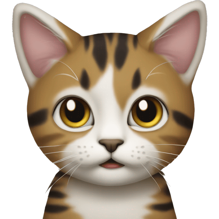 Kucing senang emoji