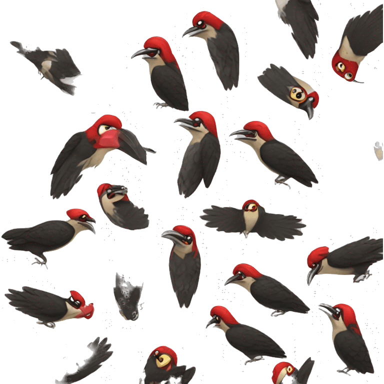 Crazy woodpecker emoji