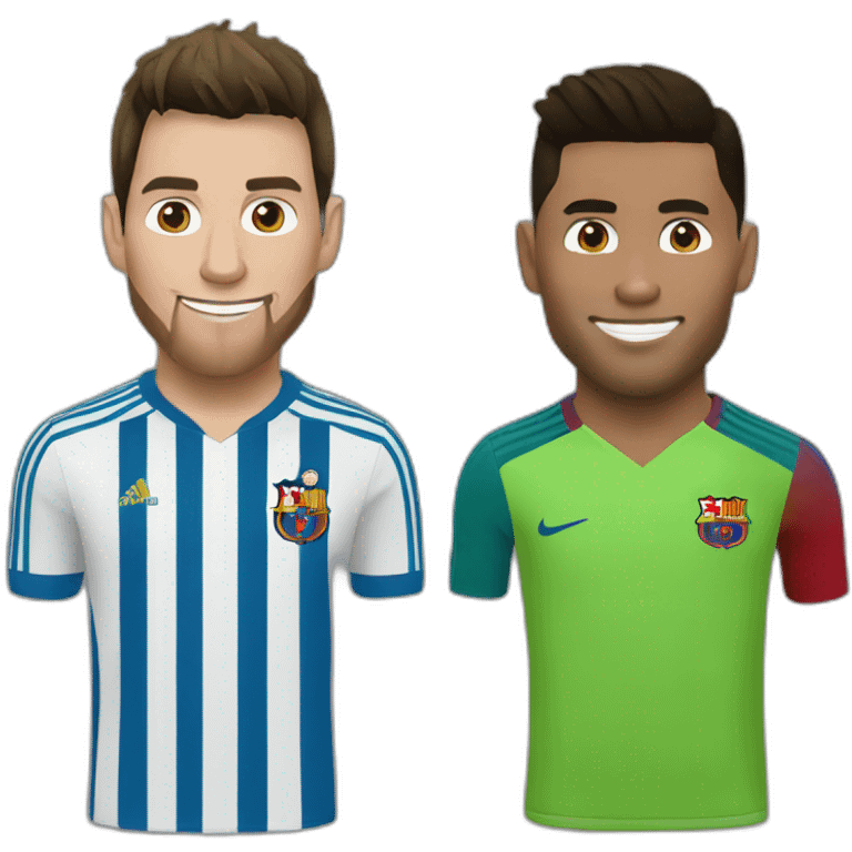 Messi et cr7 emoji