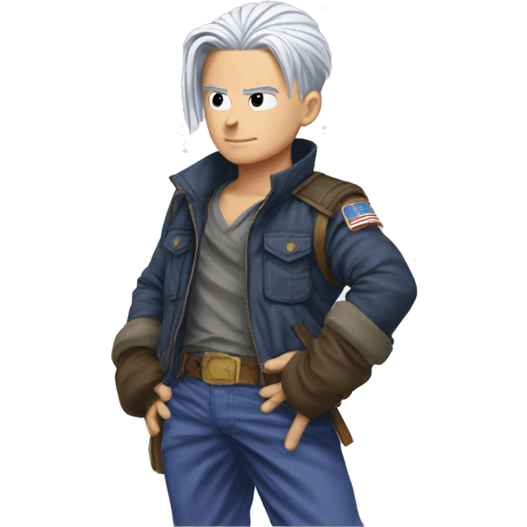 Future trunks being a goose emoji