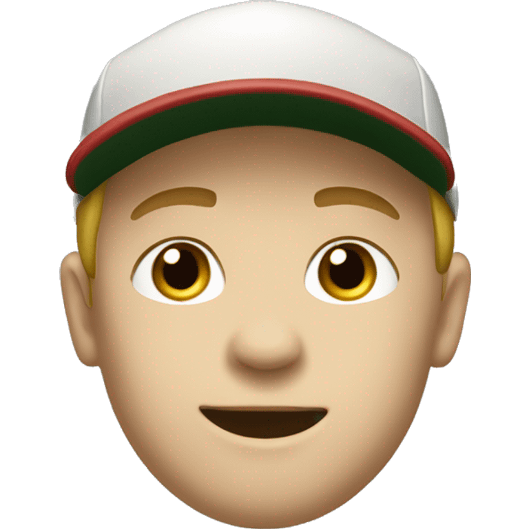 caucasion baseball boy emoji