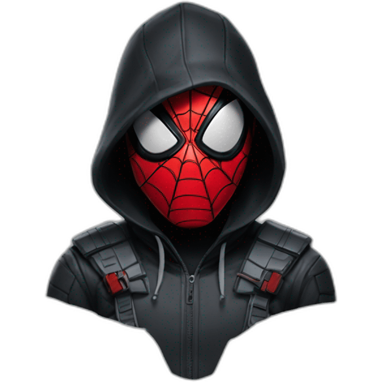  miles morales in red hood emoji