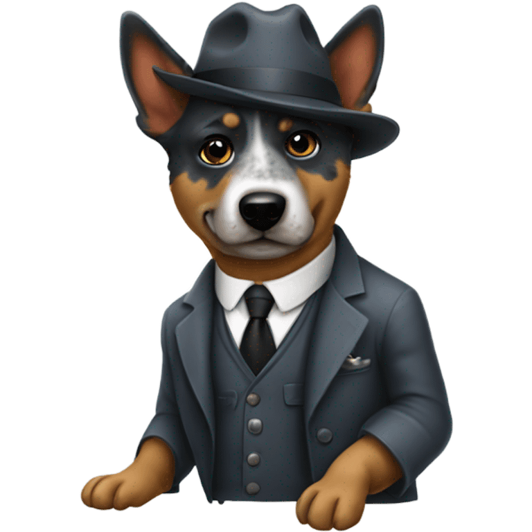 Blue heeler mob boss emoji