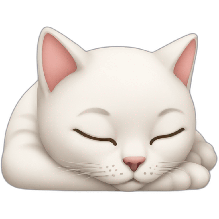 Cat sleep emoji