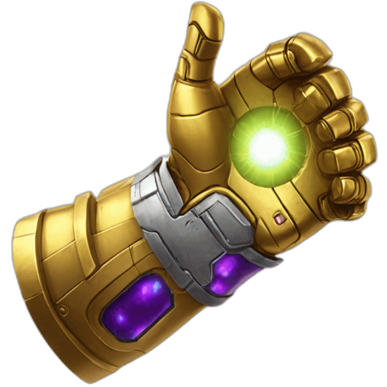 infinity gauntlet thumbs up emoji