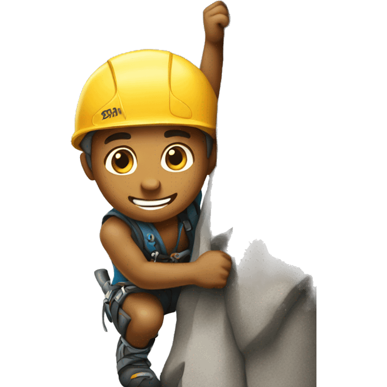 Climbing  emoji