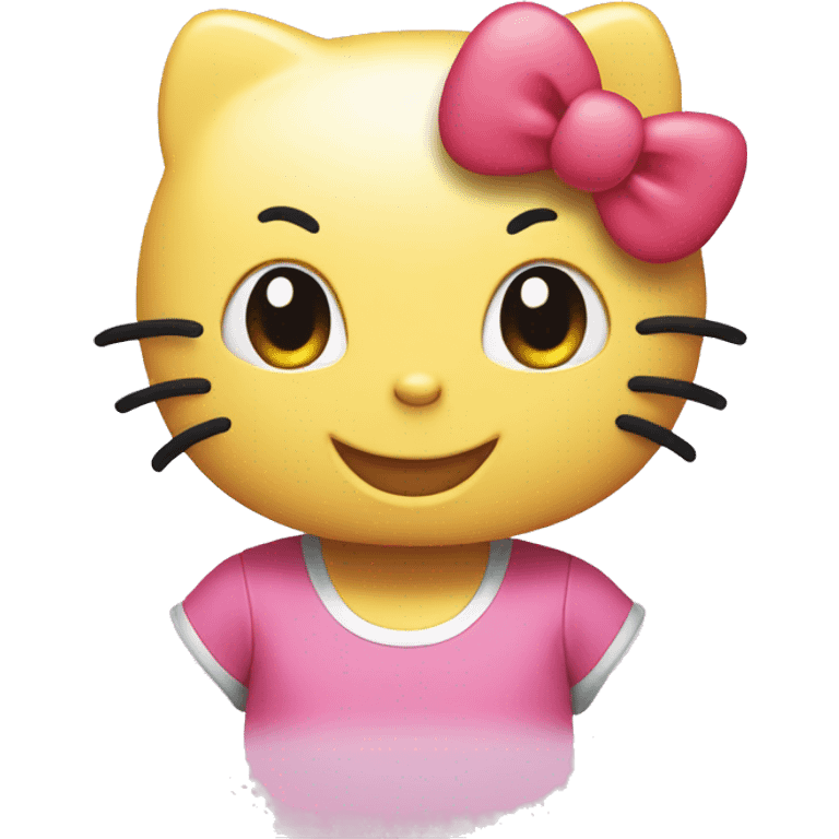 hello kitty smiling emoji