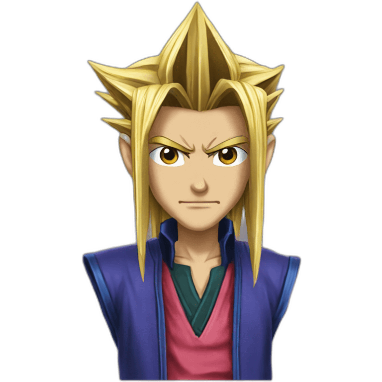 Yugi from Yu-gi-oh emoji