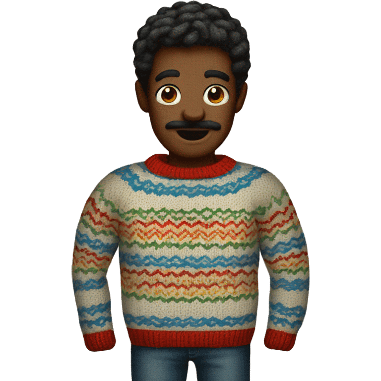 knitted vintage sweater emoji