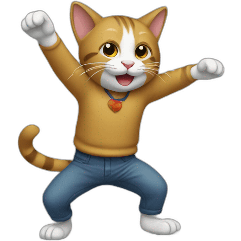 gato bailando emoji