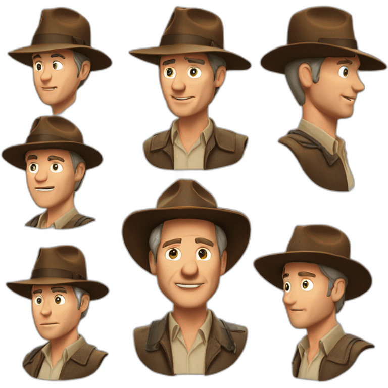 Harrison Ford as Indiana Jones emoji