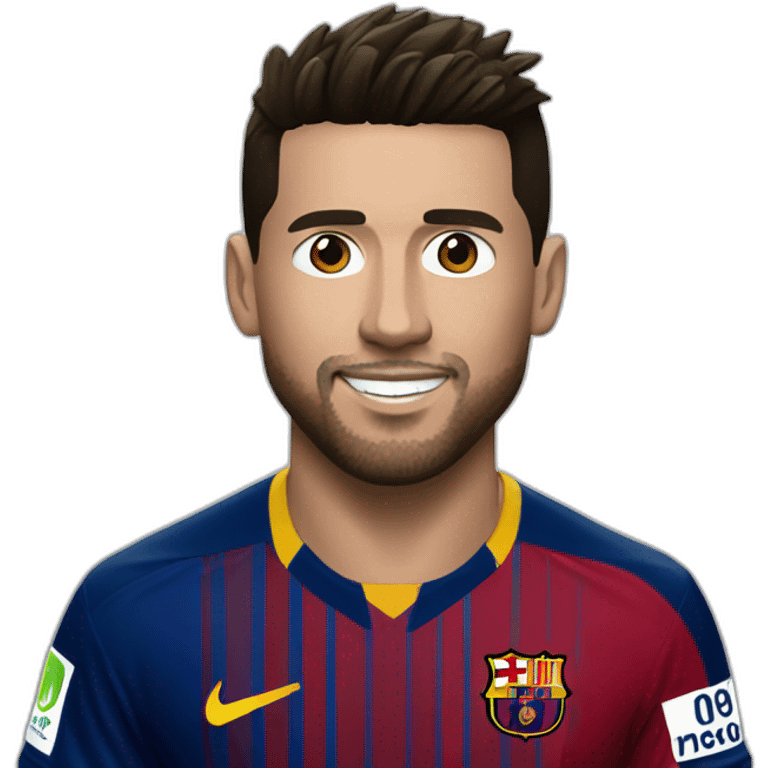 Ronaldo qui tappe Messi emoji