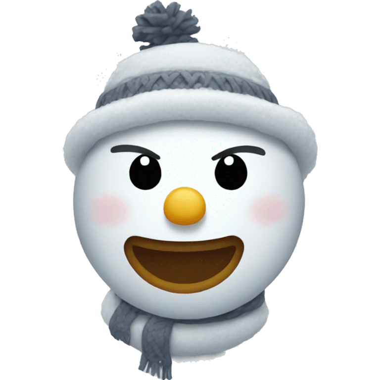 snow man emoji