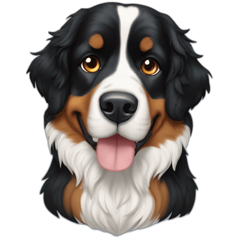 Bernese Mountain Dog funny giants paws emoji