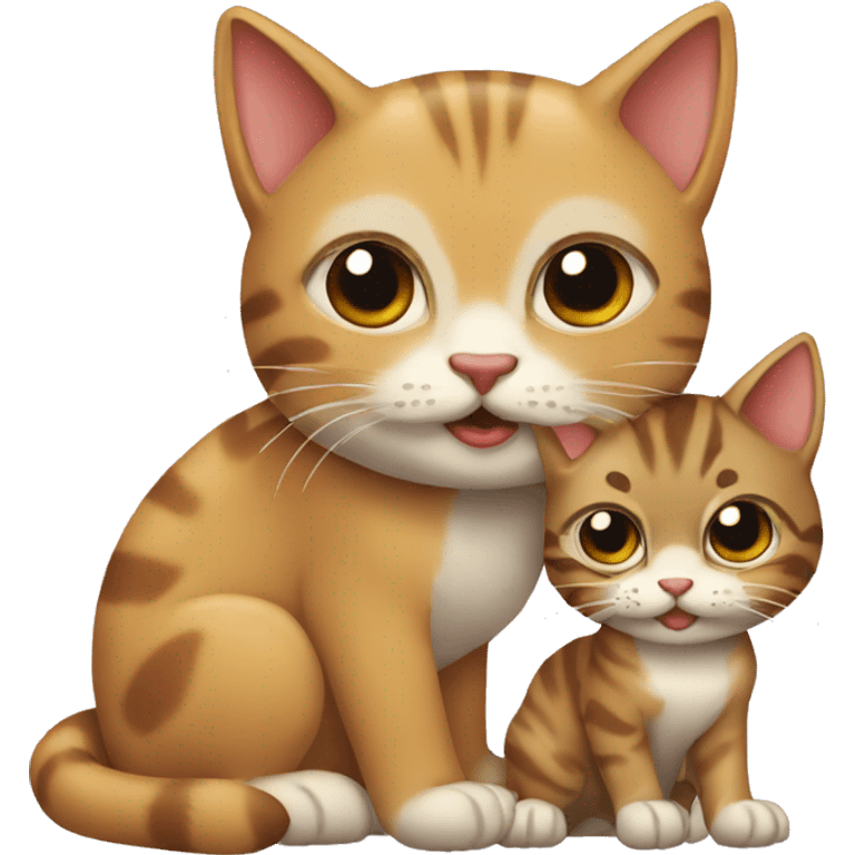 gato y rana emoji