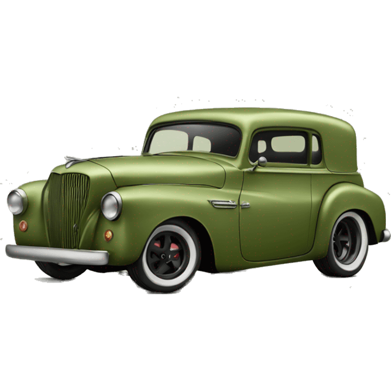 hot rods olive green  emoji