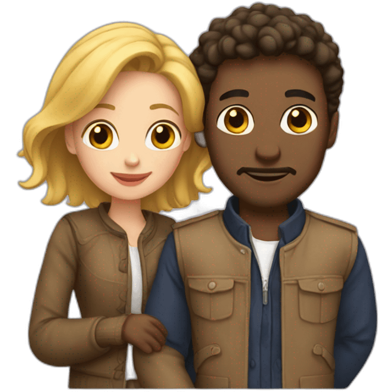 french couple emoji