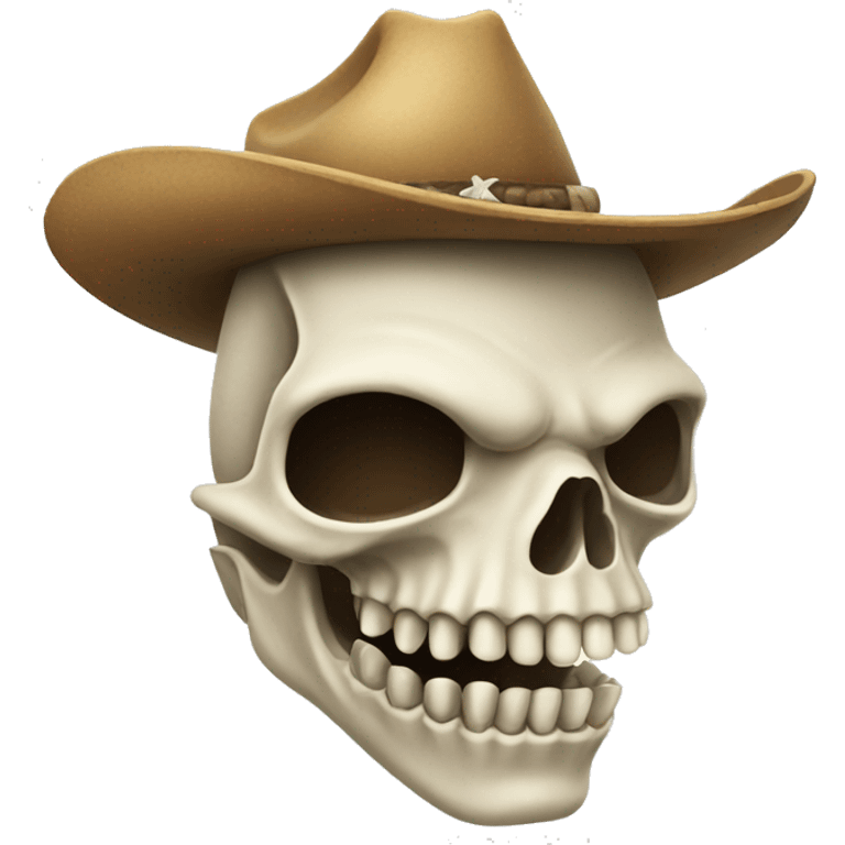 Cowboy shark skeleton  emoji