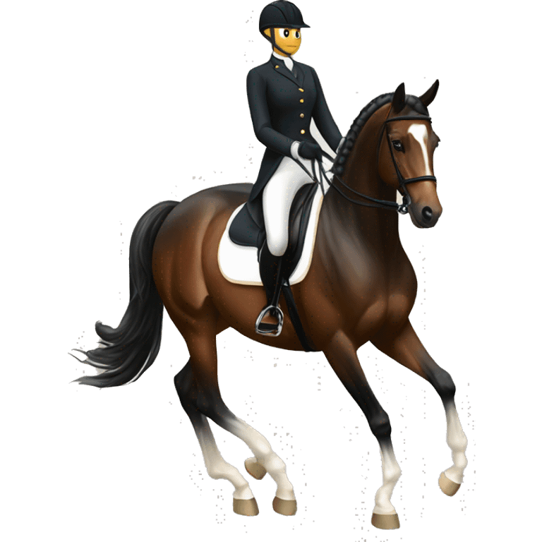 Dressage horse emoji