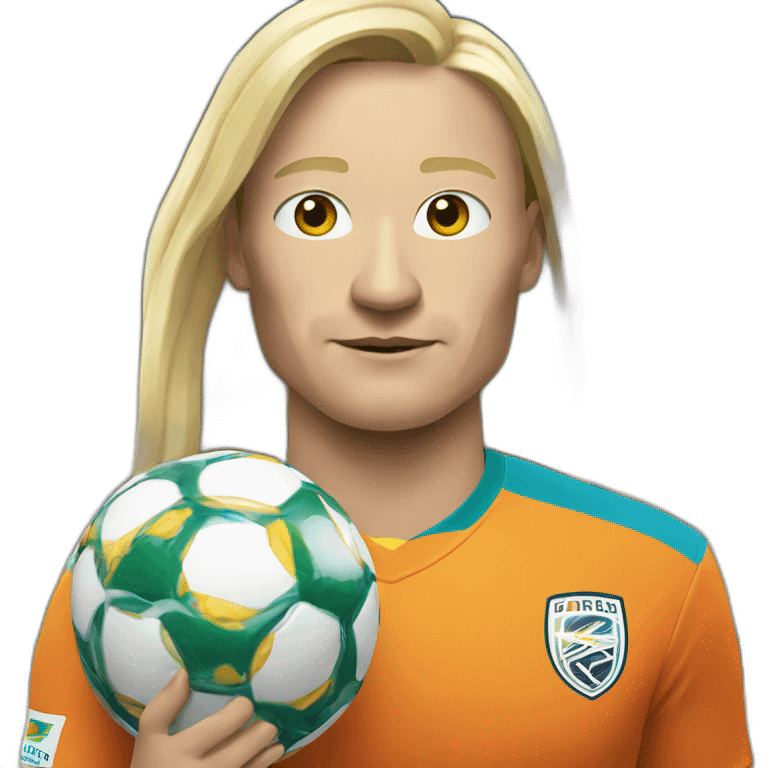 Haaland avec la coupe du monde emoji