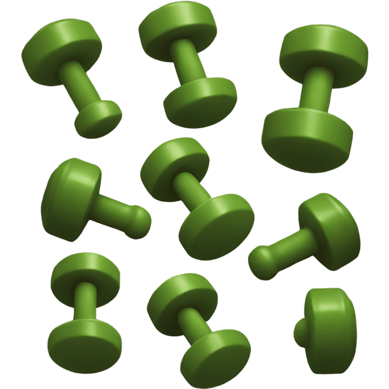 olive dumbbells emoji