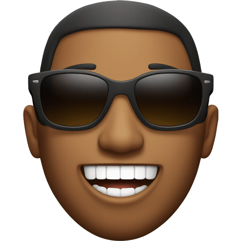 sunglasses guy sticking out tounge emoji