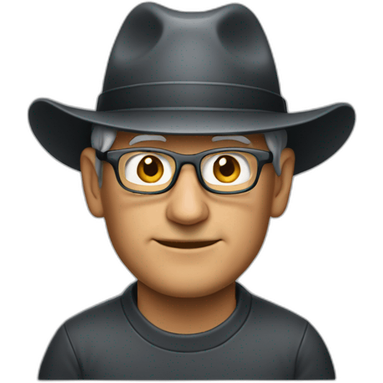 Tim cook with a hat backwards  emoji