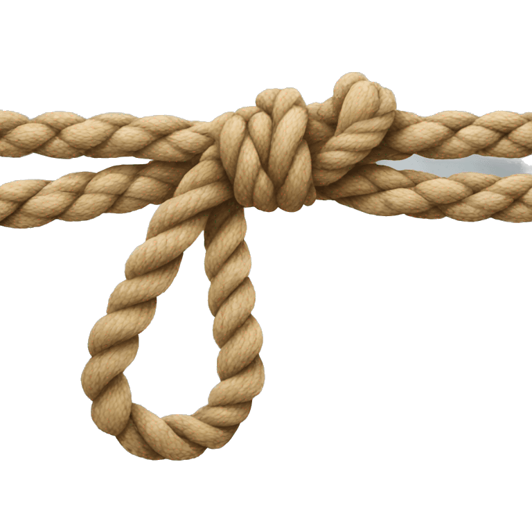 Tied rope emoji