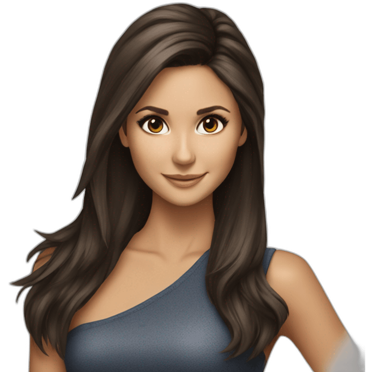 nina dobrev emoji