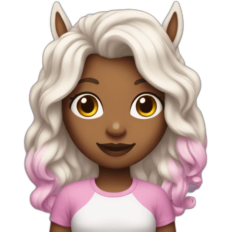 unicorn girl emoji