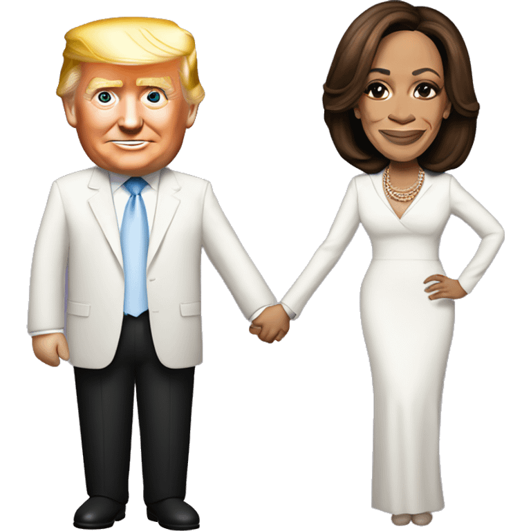 Kamala Harris married to Donald trump emoji