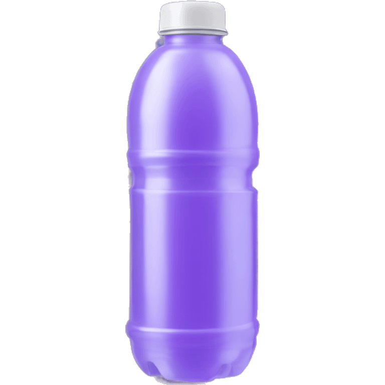 A plastic purple water bottle with a handle is a portable container designed to hold and transport water or other beverages emoji