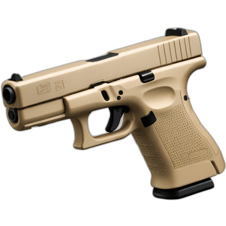 beige glock 17 emoji