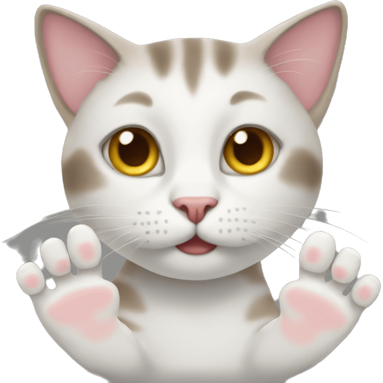 cat with toes emoji