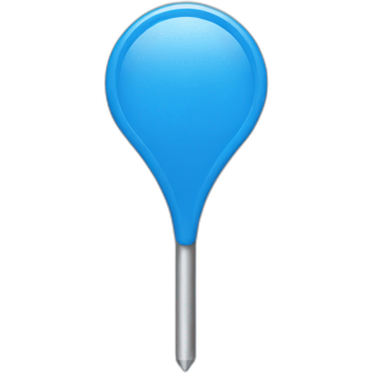 location pin blue emoji