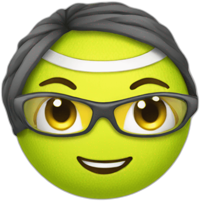 woman tennis ball emoji