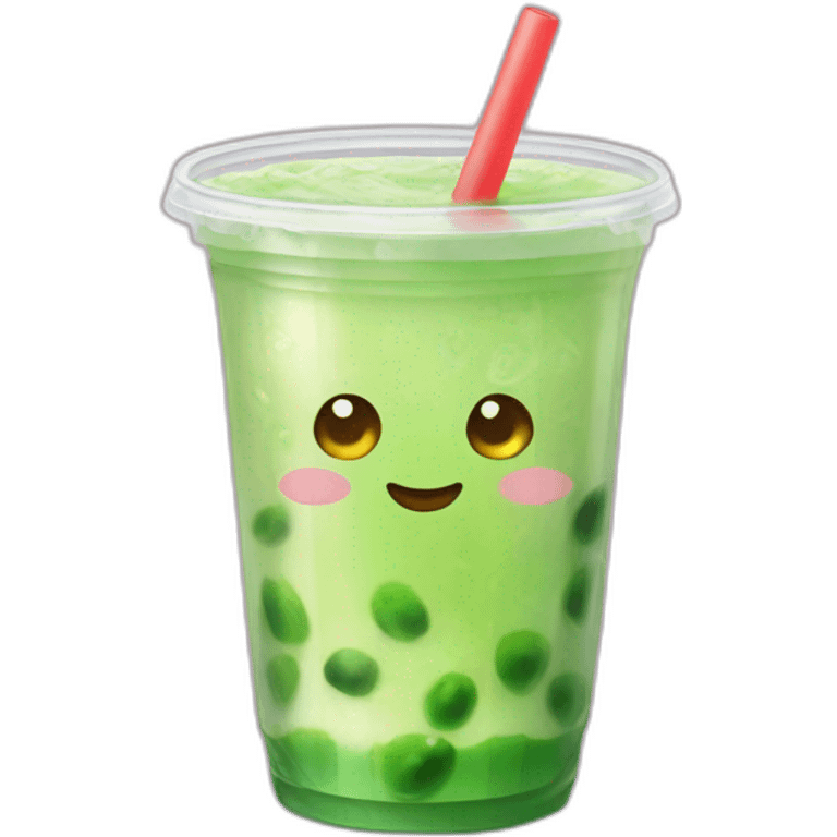 honeydew bubbletea emoji