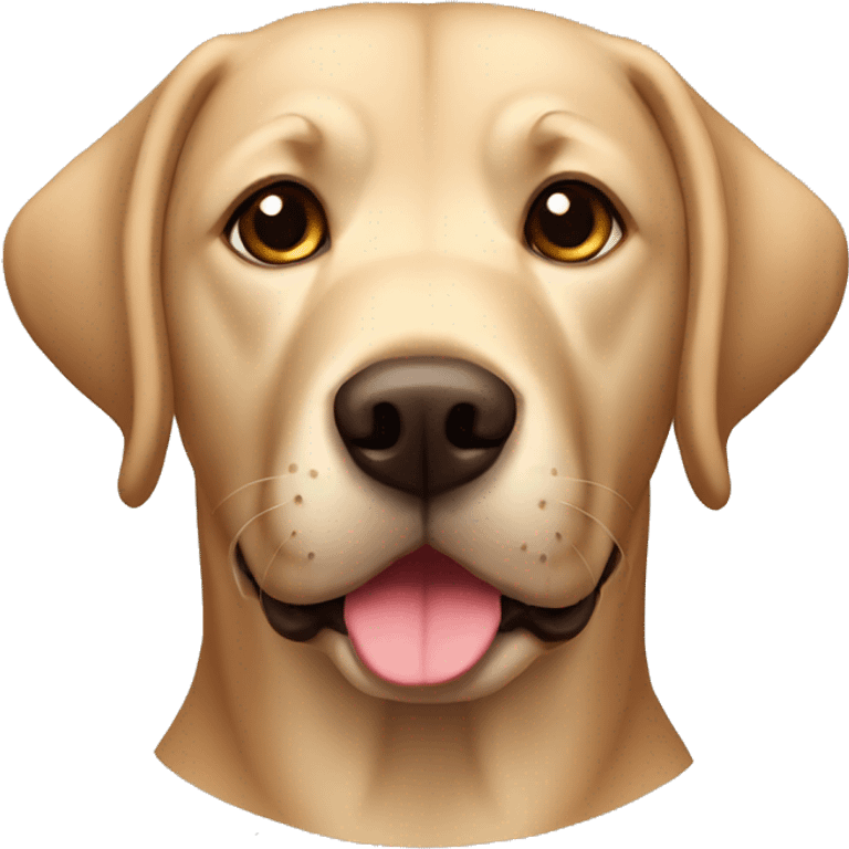 Perrita labrador marrón  emoji