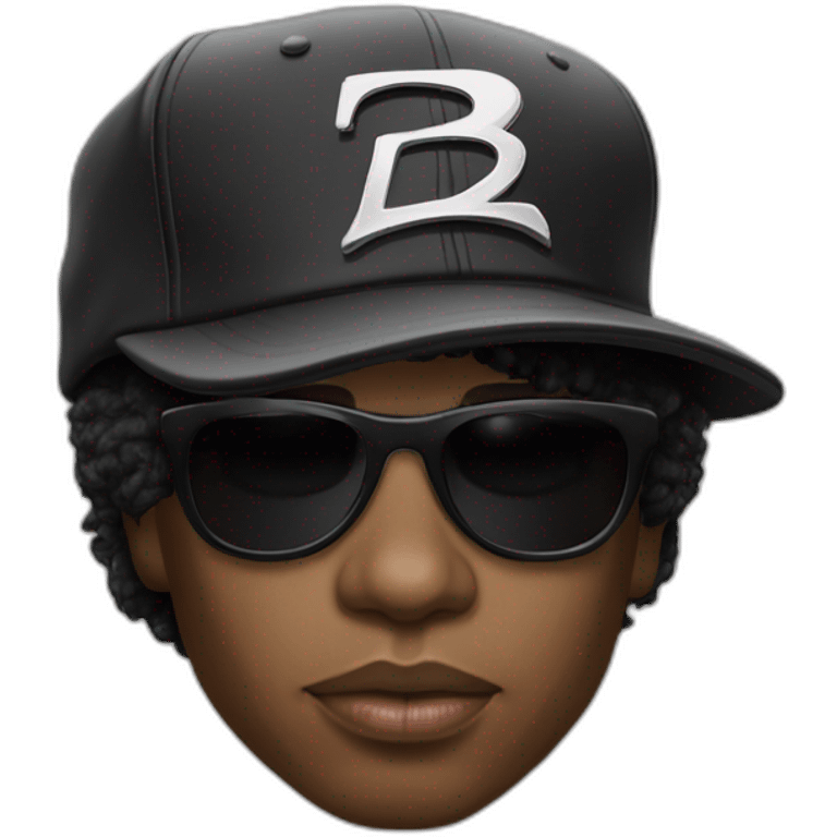 Eazy e with a compton hat emoji