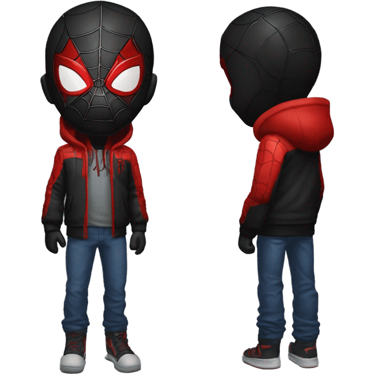 Miles morales bg dégradé emoji