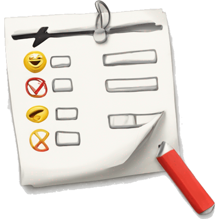 checklist emoji