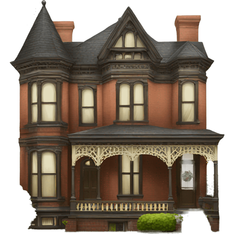 Victorian house emoji