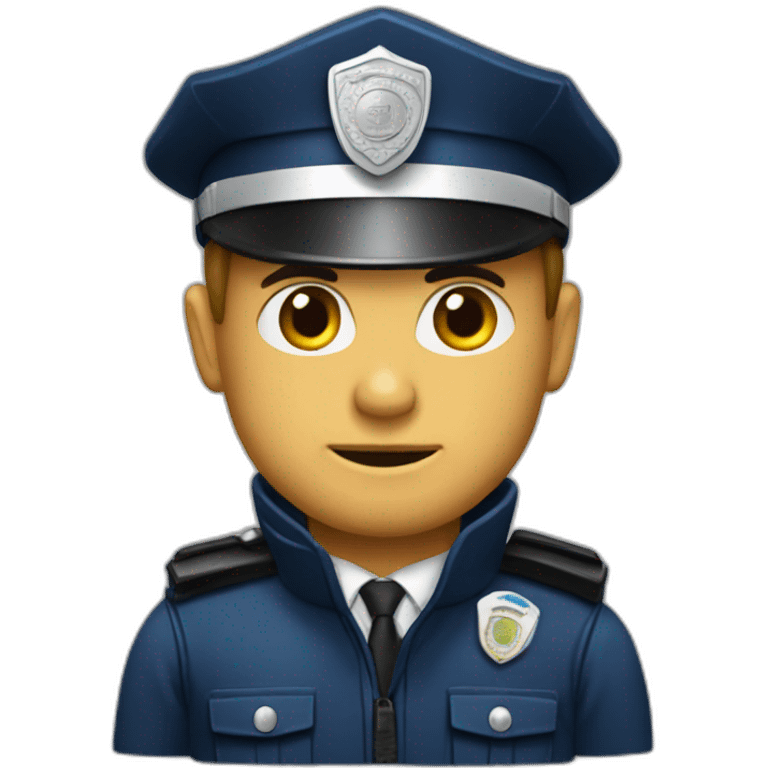 Mobil polisi emoji