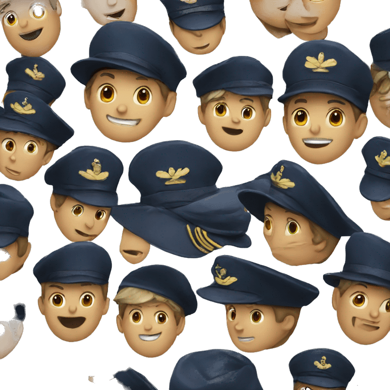 Navy hat  emoji