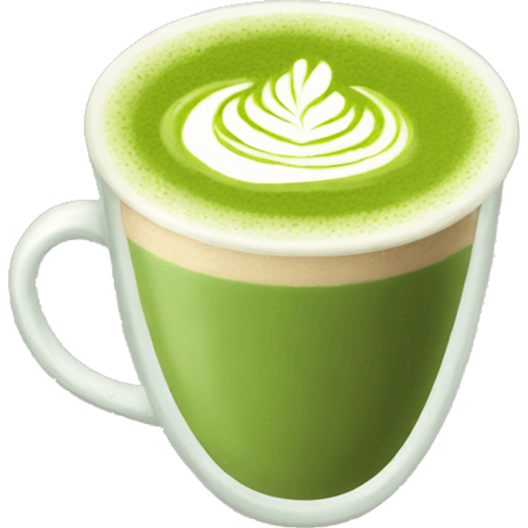 Matcha latte  emoji