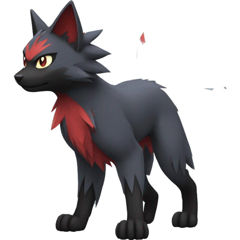 Litten-Zoroark full body emoji