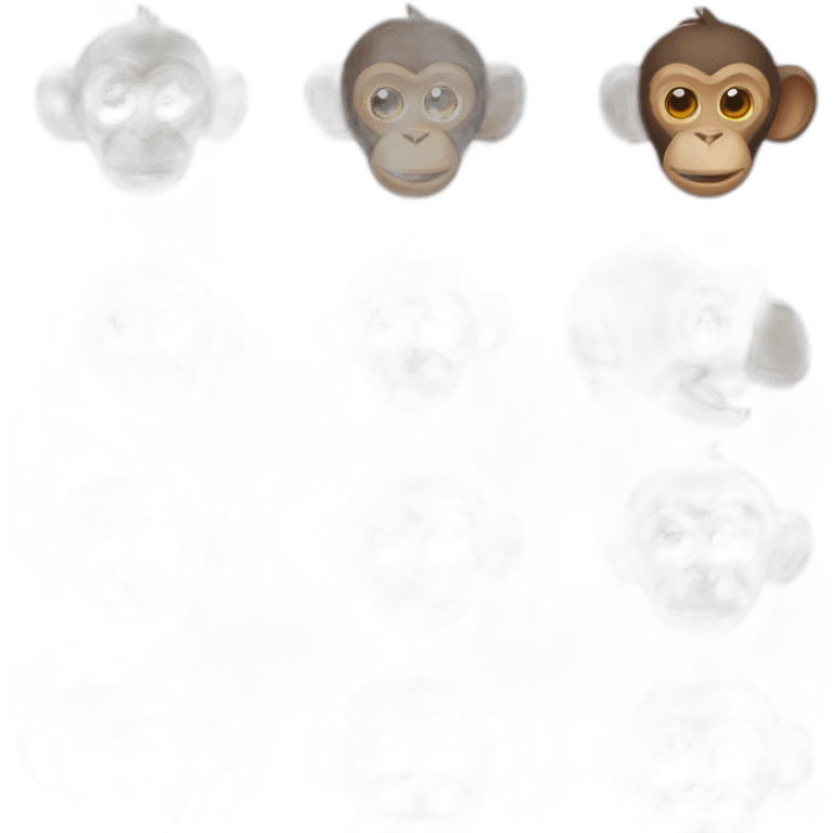 3 monkeys emoji