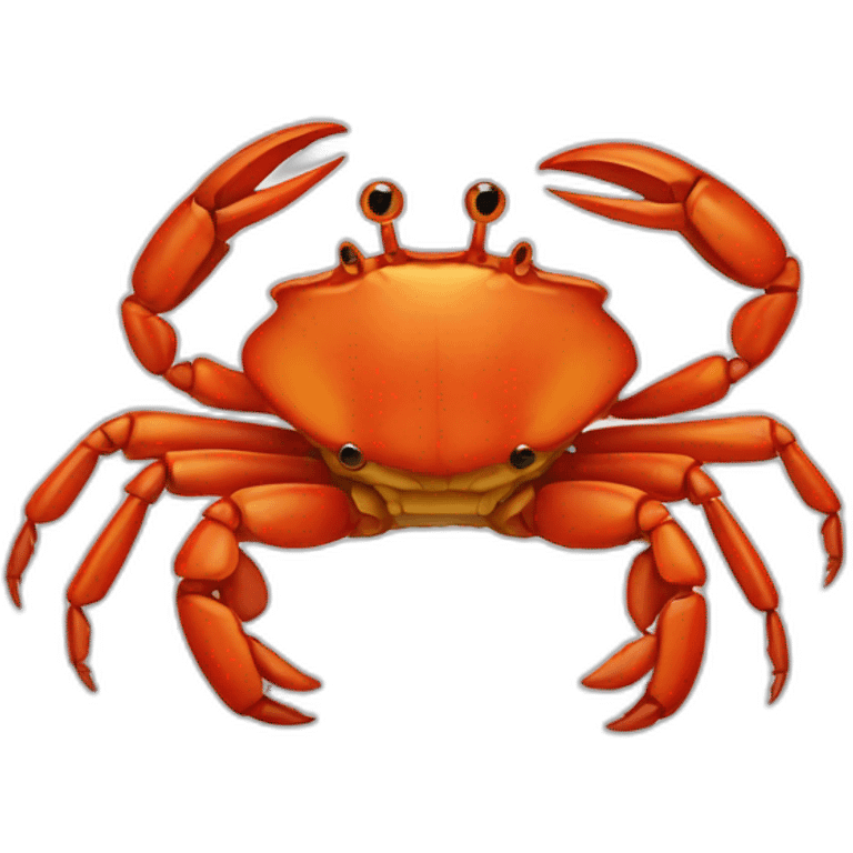 Crabe mignon emoji